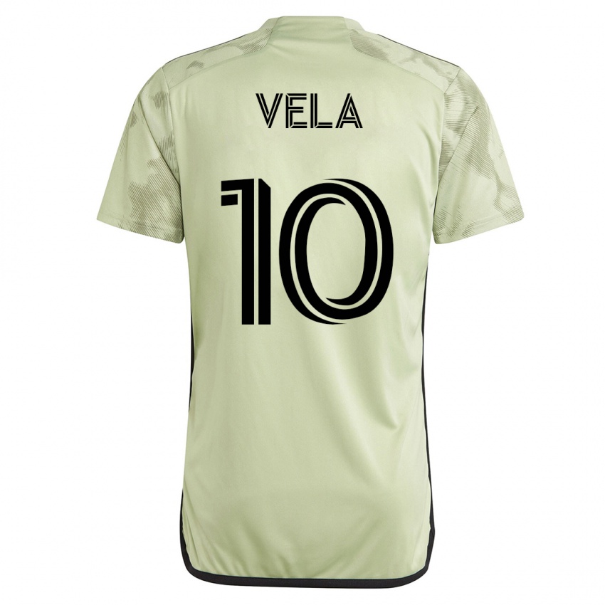 Dames Carlos Vela #10 Groente Uitshirt Uittenue 2023/24 T-Shirt