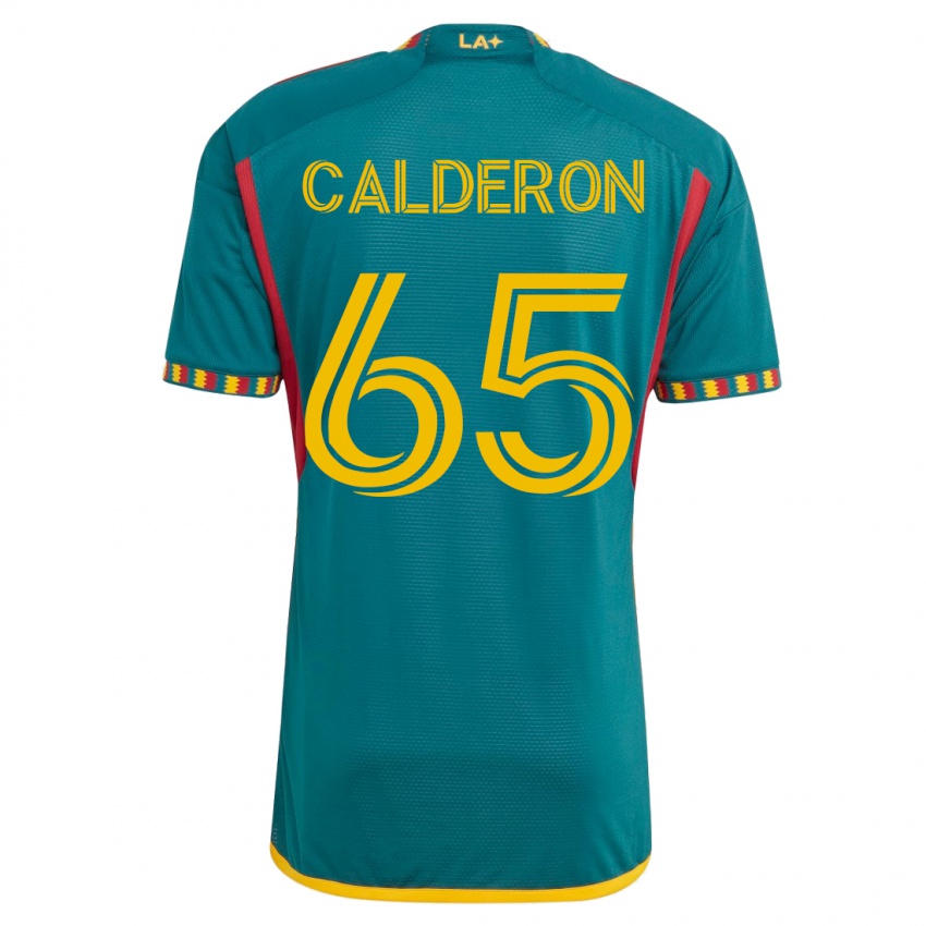Dames Juan Calderón #65 Groente Uitshirt Uittenue 2023/24 T-Shirt