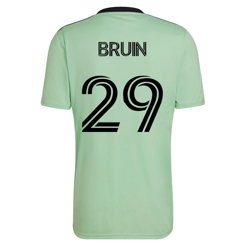 Dames Will Bruin #29 Licht Groen Uitshirt Uittenue 2023/24 T-Shirt