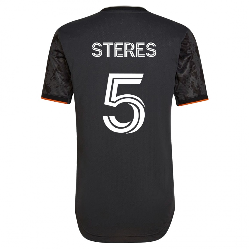 Dames Daniel Steres #5 Zwart Uitshirt Uittenue 2023/24 T-Shirt