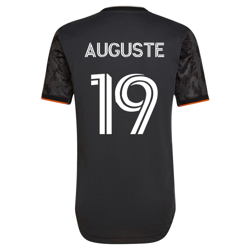 Dames Charles Auguste #19 Zwart Uitshirt Uittenue 2023/24 T-Shirt