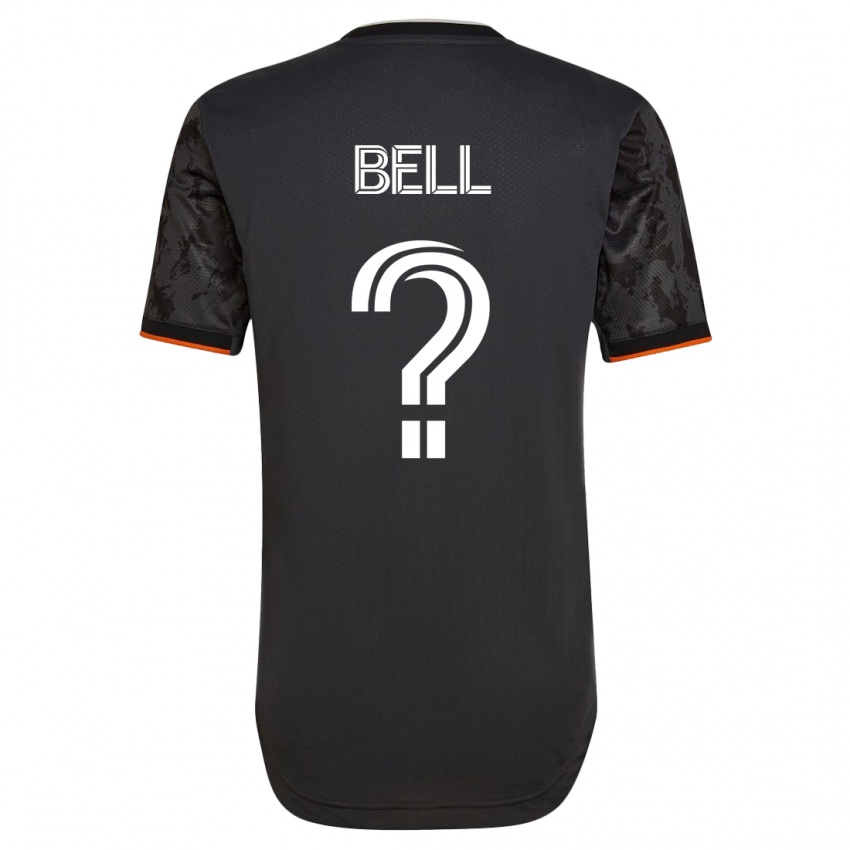 Dames Jahmani Bell #0 Zwart Uitshirt Uittenue 2023/24 T-Shirt