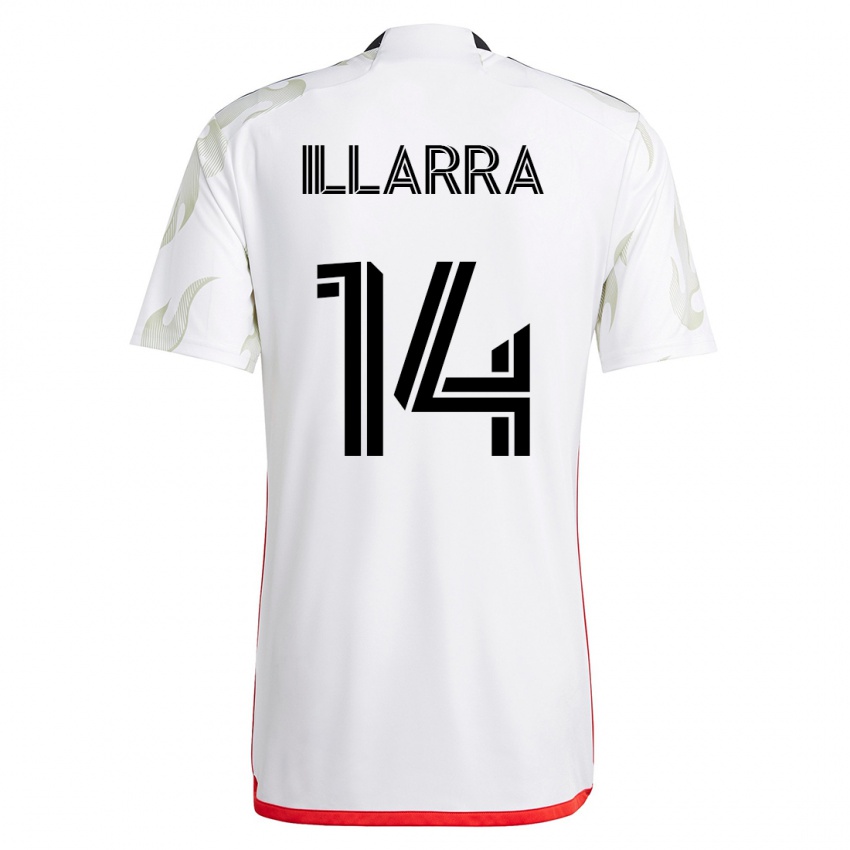 Dames Asier Illarramendi #14 Wit Uitshirt Uittenue 2023/24 T-Shirt