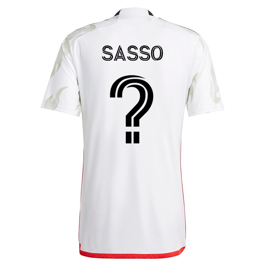 Dames Gino Sasso #0 Wit Uitshirt Uittenue 2023/24 T-Shirt