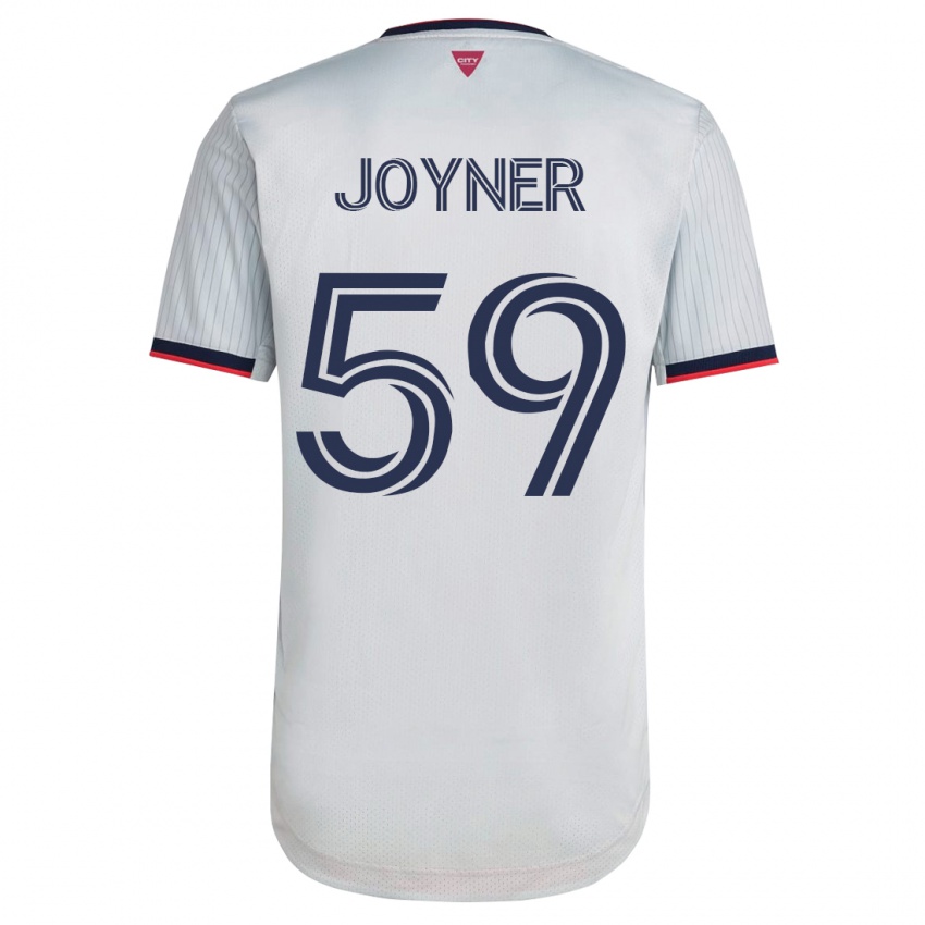 Dames Mykhi Joyner #59 Wit Uitshirt Uittenue 2023/24 T-Shirt