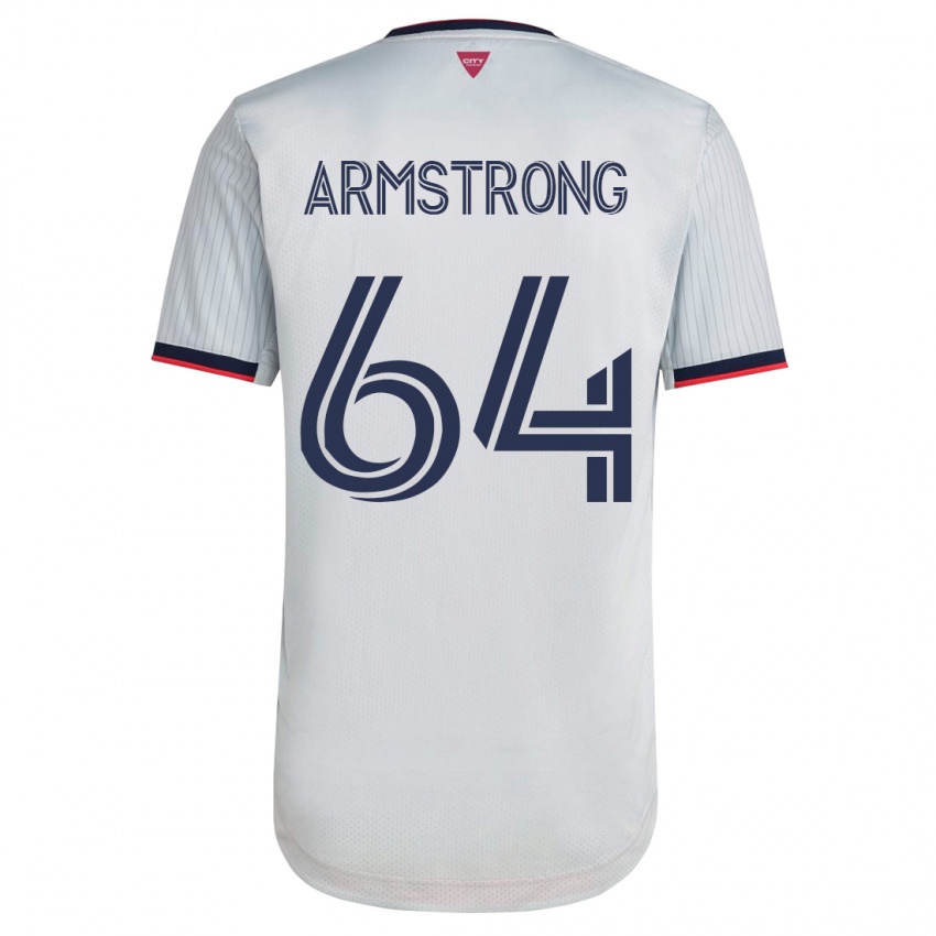 Dames Dida Armstrong #64 Wit Uitshirt Uittenue 2023/24 T-Shirt