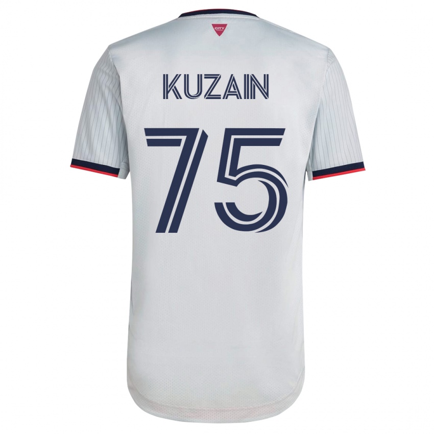 Dames Wan Kuzain #75 Wit Uitshirt Uittenue 2023/24 T-Shirt