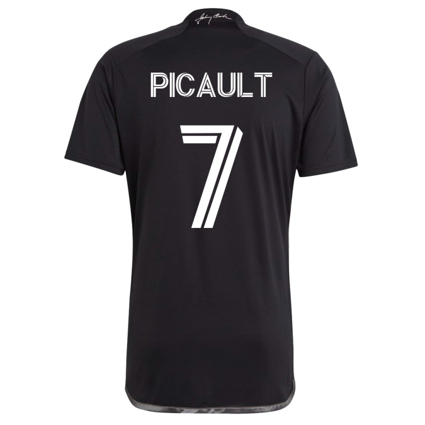 Dames Fafà Picault #7 Zwart Uitshirt Uittenue 2023/24 T-Shirt