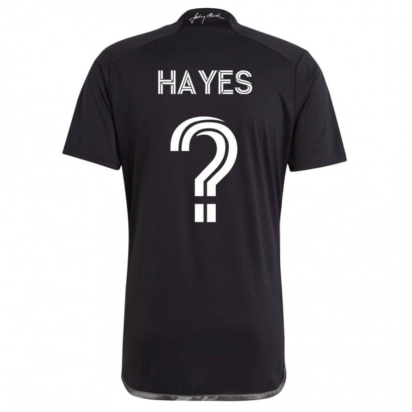 Dames Braxton Hayes #0 Zwart Uitshirt Uittenue 2023/24 T-Shirt