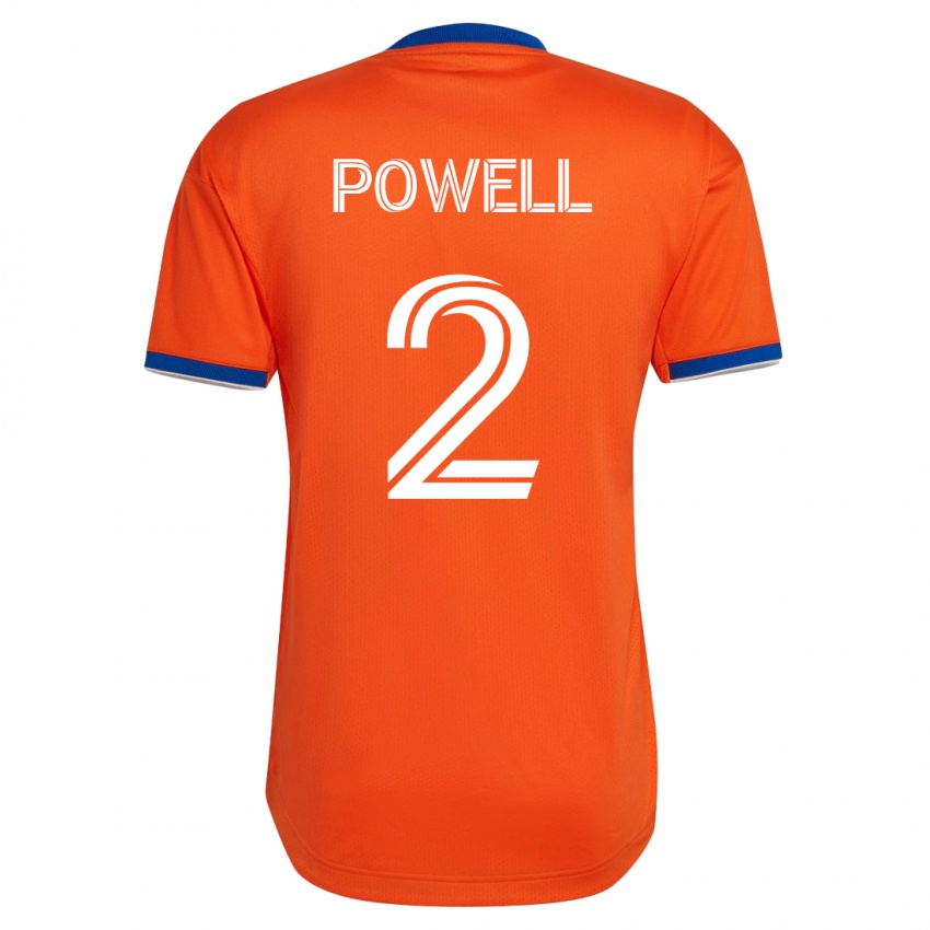 Dames Alvas Powell #2 Wit Uitshirt Uittenue 2023/24 T-Shirt