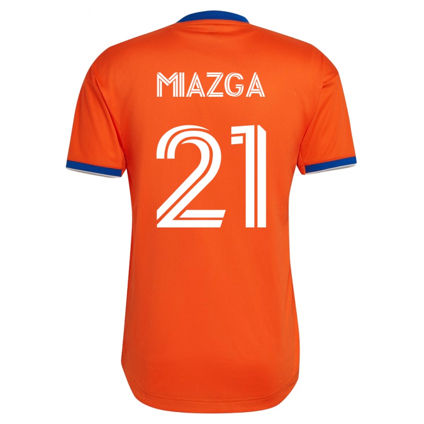 Dames Matt Miazga #21 Wit Uitshirt Uittenue 2023/24 T-Shirt