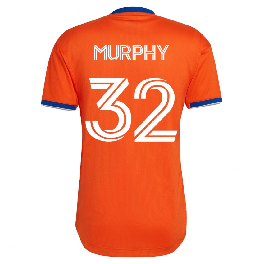 Dames Ian Murphy #32 Wit Uitshirt Uittenue 2023/24 T-Shirt