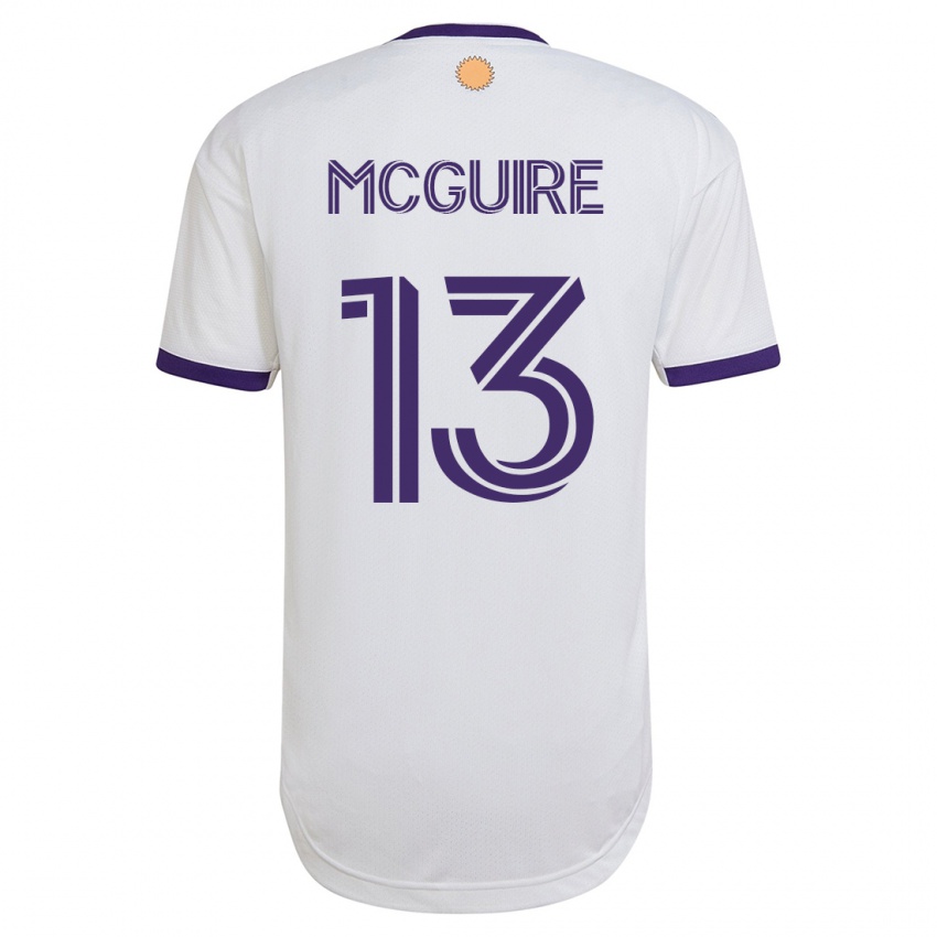 Dames Duncan Mcguire #13 Wit Uitshirt Uittenue 2023/24 T-Shirt