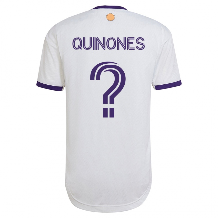 Dames Lucas Quiñones #0 Wit Uitshirt Uittenue 2023/24 T-Shirt