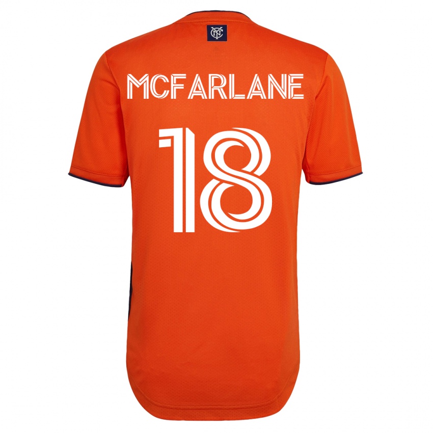 Dames Christian Mcfarlane #18 Zwart Uitshirt Uittenue 2023/24 T-Shirt