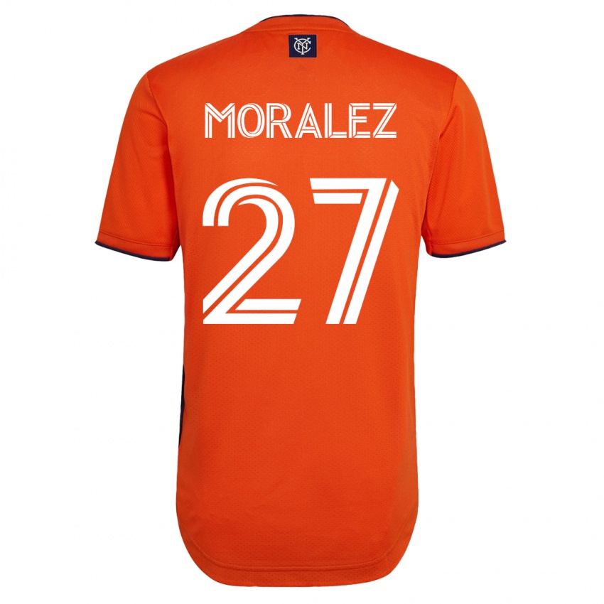 Dames Maxi Moralez #27 Zwart Uitshirt Uittenue 2023/24 T-Shirt