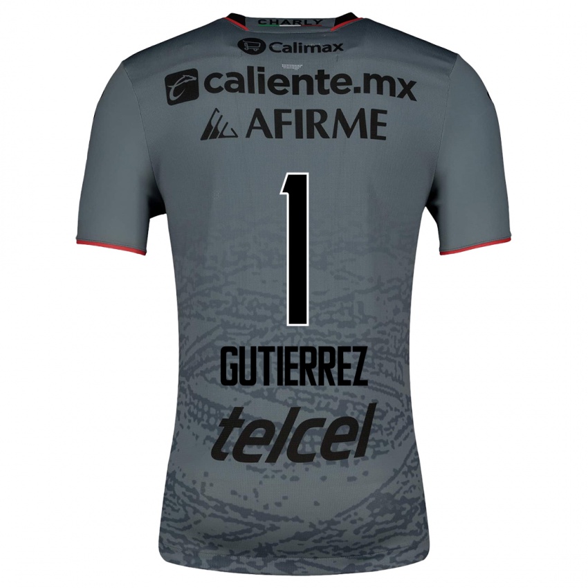 Dames Alejandra Gutierrez #1 Grijs Uitshirt Uittenue 2023/24 T-Shirt
