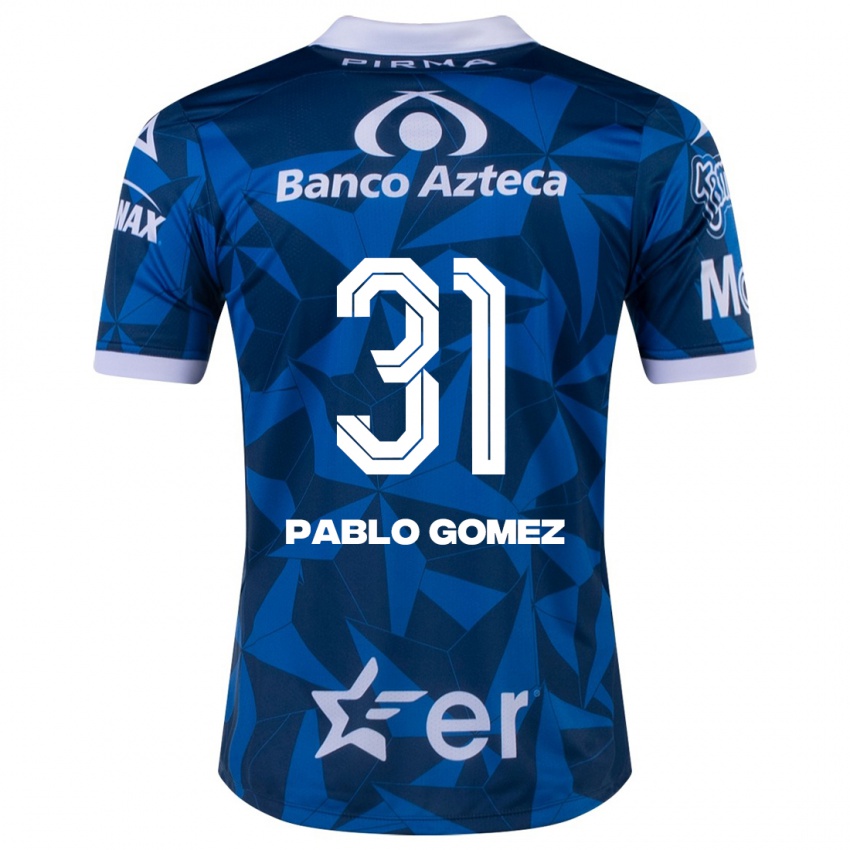 Dames Juan Pablo Gómez #31 Blauw Uitshirt Uittenue 2023/24 T-Shirt