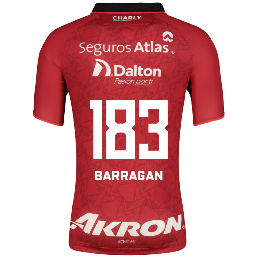 Dames Roberto Barragán #183 Rood Uitshirt Uittenue 2023/24 T-Shirt