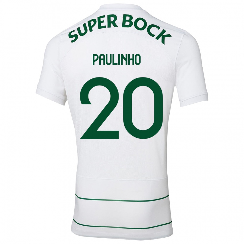 Dames Paulinho #20 Wit Uitshirt Uittenue 2023/24 T-Shirt