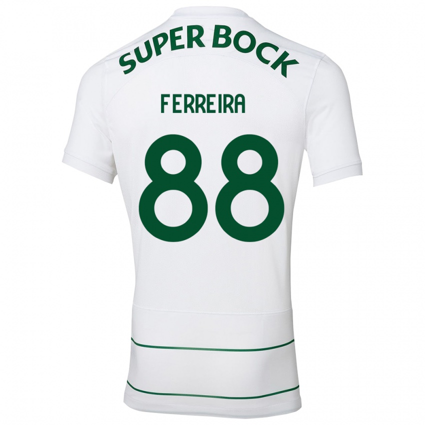 Dames Tiago Ferreira #88 Wit Uitshirt Uittenue 2023/24 T-Shirt