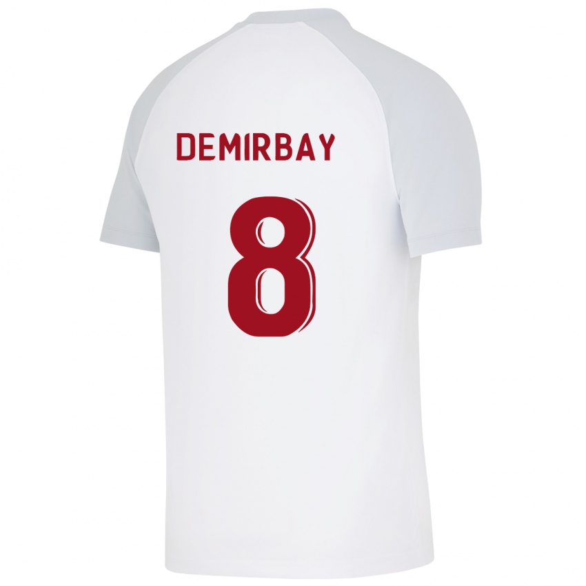 Dames Kerem Demirbay #8 Wit Uitshirt Uittenue 2023/24 T-Shirt