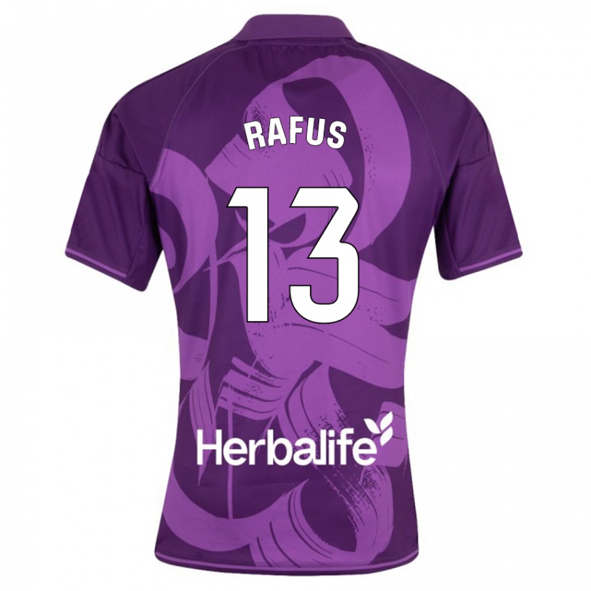 Dames Arnau Rafus #13 Viooltje Uitshirt Uittenue 2023/24 T-Shirt