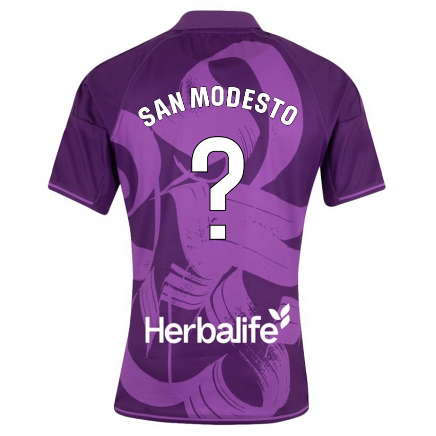 Dames Hugo San Modesto #0 Viooltje Uitshirt Uittenue 2023/24 T-Shirt