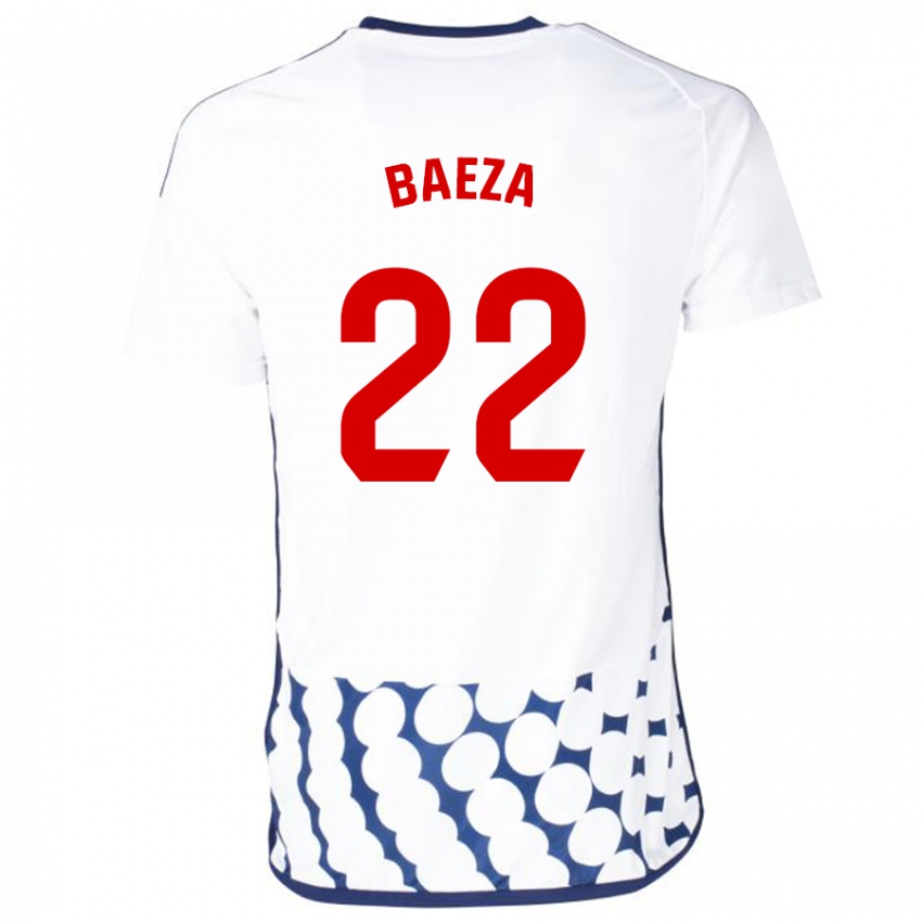 Dames Miguel Baeza #22 Wit Uitshirt Uittenue 2023/24 T-Shirt