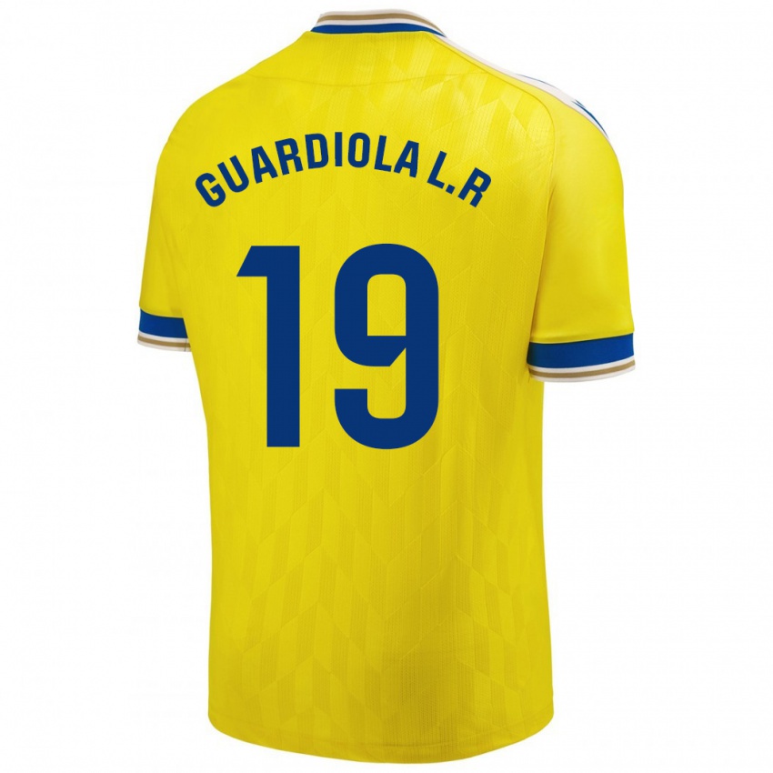 Kinderen Sergi Guardiola #19 Geel Thuisshirt Thuistenue 2023/24 T-Shirt