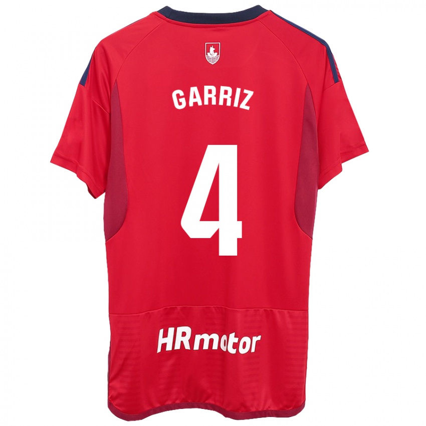 Kinderen Ibaider Garriz #4 Rood Thuisshirt Thuistenue 2023/24 T-Shirt