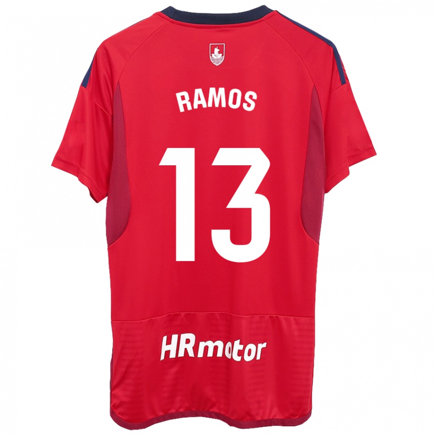 Kinderen Darío Ramos #13 Rood Thuisshirt Thuistenue 2023/24 T-Shirt