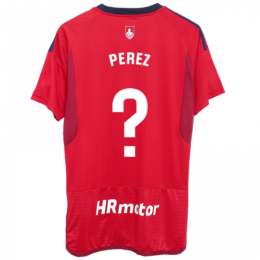 Kinderen Bruno Perez #0 Rood Thuisshirt Thuistenue 2023/24 T-Shirt