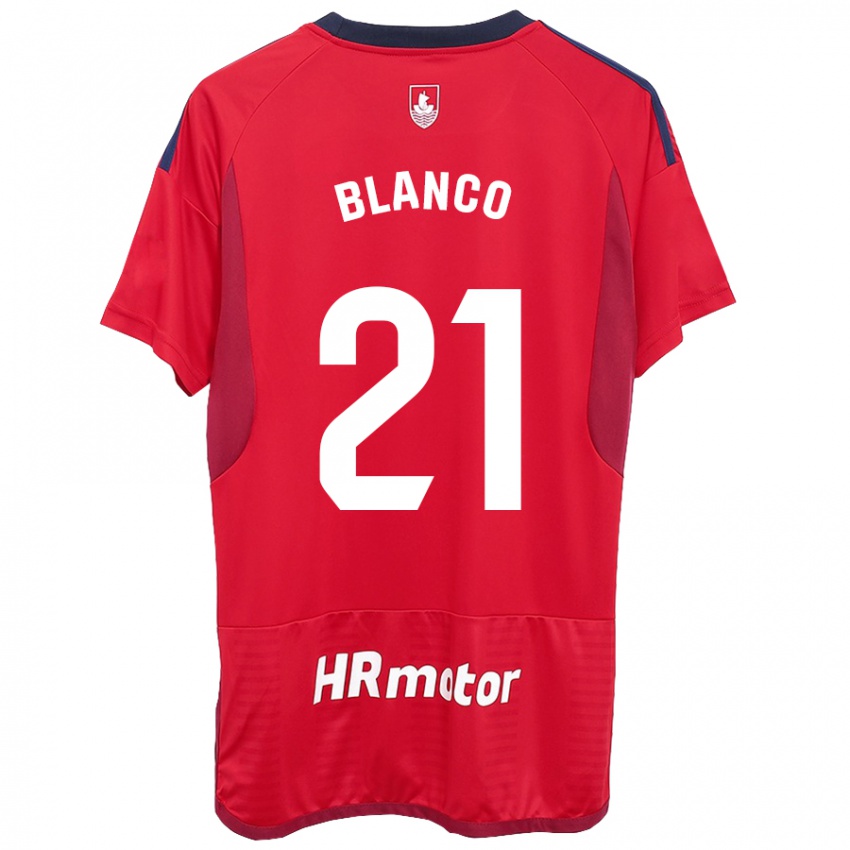 Kinderen Alexia Blanco Llacuno #21 Rood Thuisshirt Thuistenue 2023/24 T-Shirt