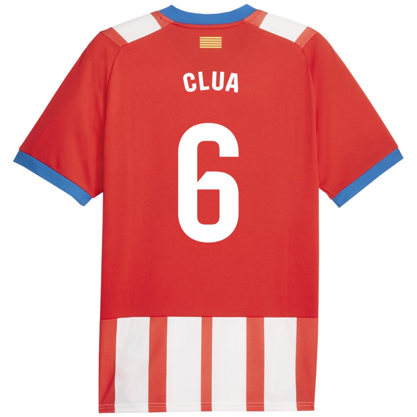 Kinderen Silvi Clua #6 Rood Wit Thuisshirt Thuistenue 2023/24 T-Shirt