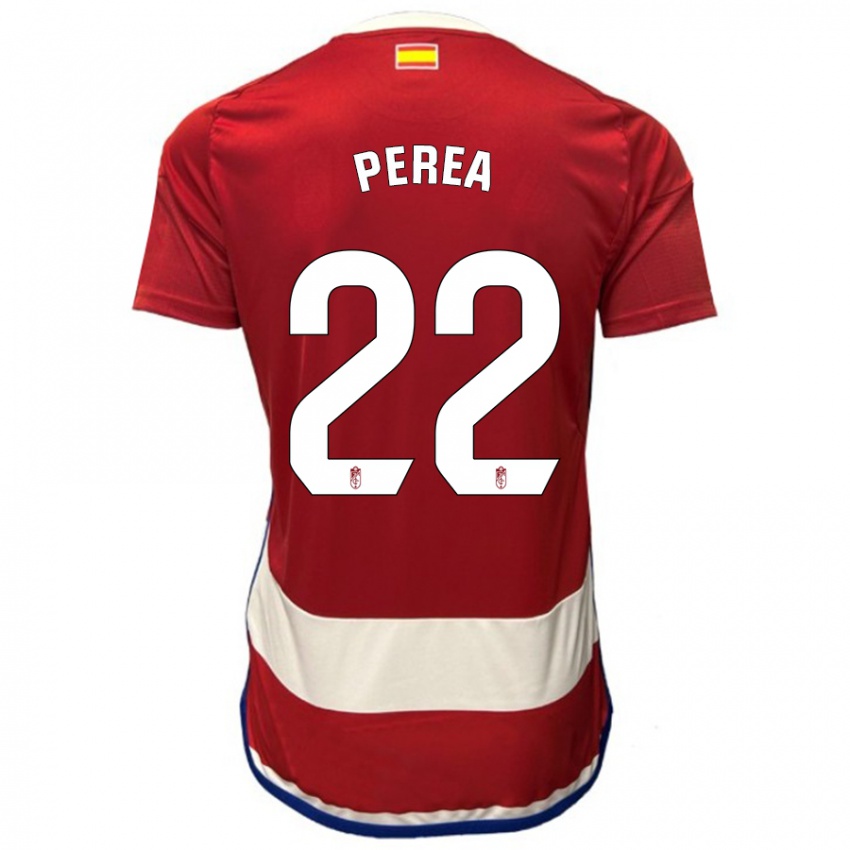 Kinderen Alberto Perea #22 Rood Thuisshirt Thuistenue 2023/24 T-Shirt