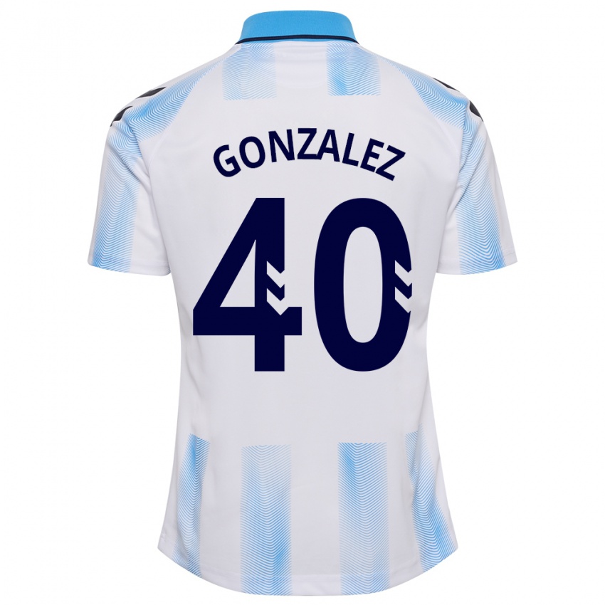 Kinderen Carol González #40 Wit Blauw Thuisshirt Thuistenue 2023/24 T-Shirt