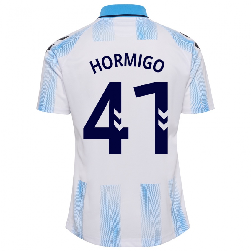 Kinderen Cintia Hormigo #41 Wit Blauw Thuisshirt Thuistenue 2023/24 T-Shirt