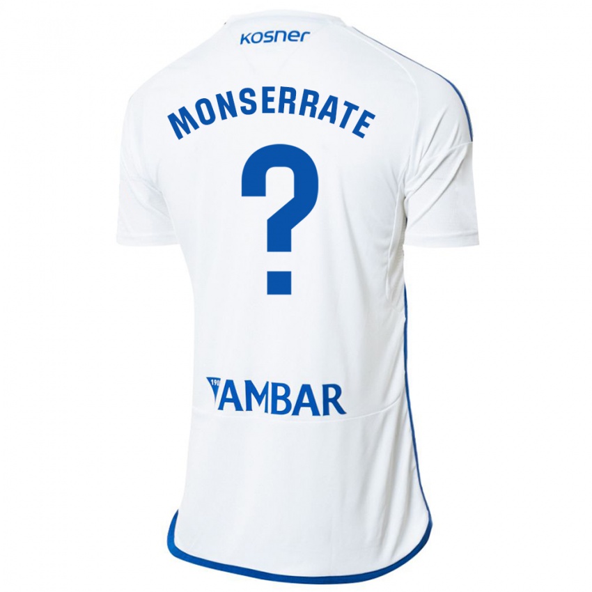 Kinderen Jano Monserrate #0 Wit Thuisshirt Thuistenue 2023/24 T-Shirt