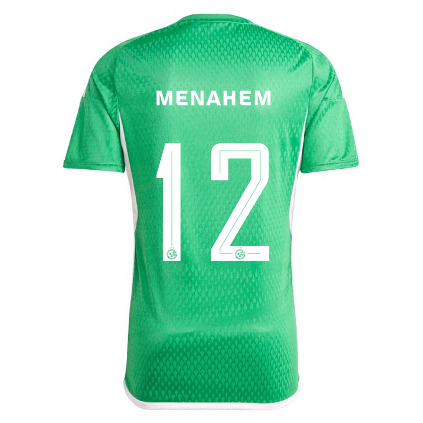 Kinderen Sun Menahem #12 Wit Blauw Thuisshirt Thuistenue 2023/24 T-Shirt