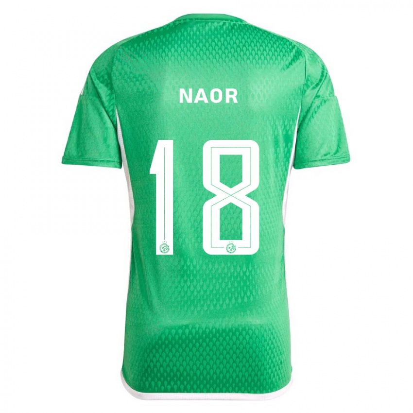 Kinderen Goni Naor #18 Wit Blauw Thuisshirt Thuistenue 2023/24 T-Shirt