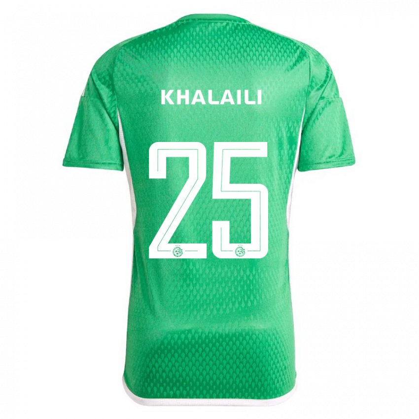 Kinderen Anan Khalaili #25 Wit Blauw Thuisshirt Thuistenue 2023/24 T-Shirt