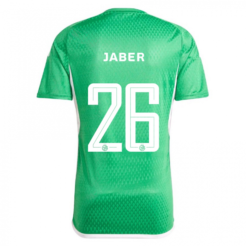 Kinderen Mahmoud Jaber #26 Wit Blauw Thuisshirt Thuistenue 2023/24 T-Shirt