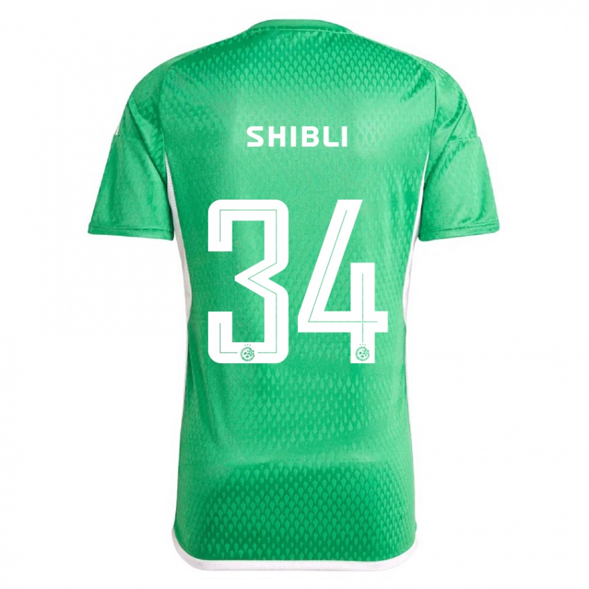 Kinderen Hamza Shibli #34 Wit Blauw Thuisshirt Thuistenue 2023/24 T-Shirt