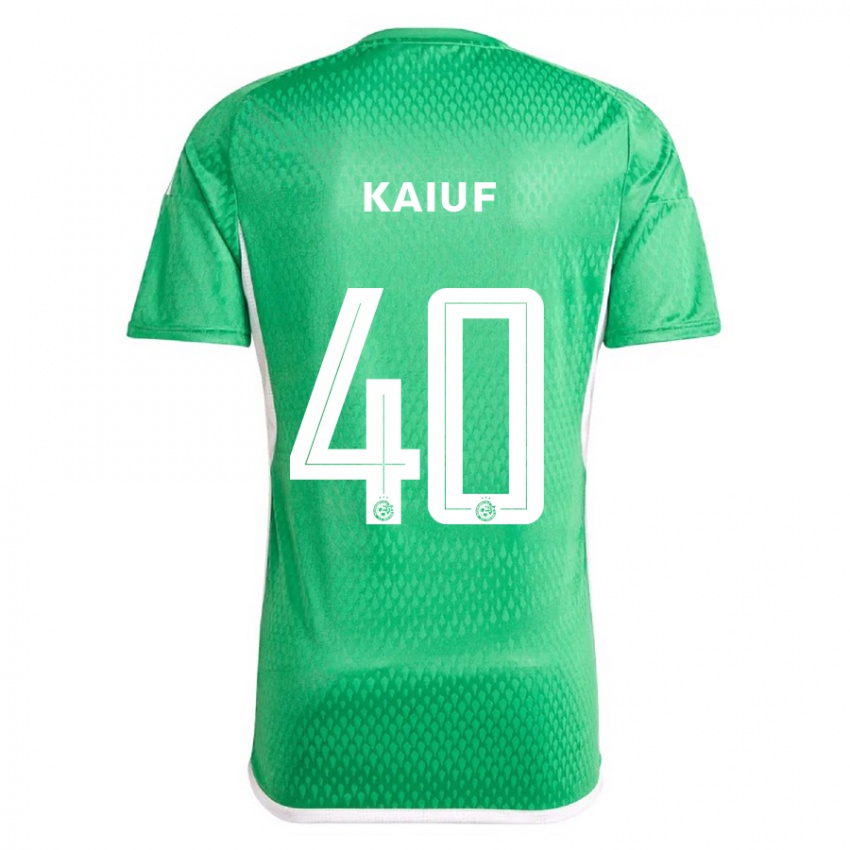 Kinderen Sharif Kaiuf #40 Wit Blauw Thuisshirt Thuistenue 2023/24 T-Shirt