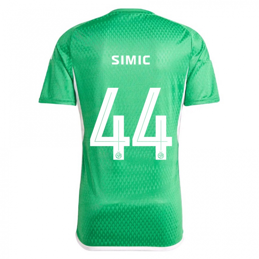 Kinderen Lorenco Simic #44 Wit Blauw Thuisshirt Thuistenue 2023/24 T-Shirt