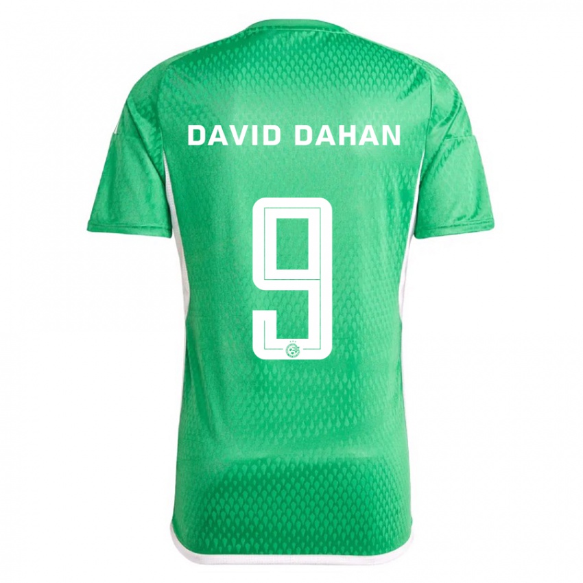 Kinderen Omer David Dahan #9 Wit Blauw Thuisshirt Thuistenue 2023/24 T-Shirt