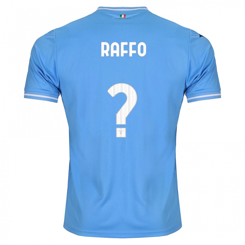 Kinderen Edoardo Raffo #0 Blauw Thuisshirt Thuistenue 2023/24 T-Shirt