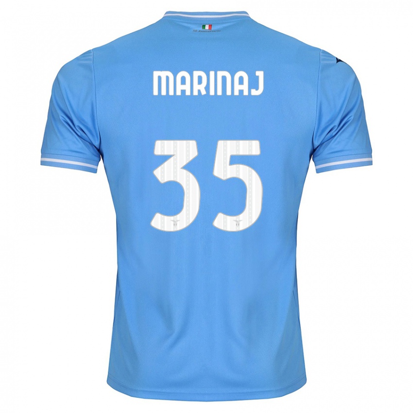 Kinderen Kledi Marinaj #35 Blauw Thuisshirt Thuistenue 2023/24 T-Shirt