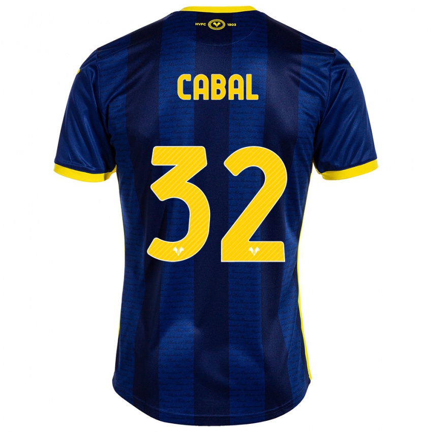 Kinderen Juan Cabal #32 Marine Thuisshirt Thuistenue 2023/24 T-Shirt